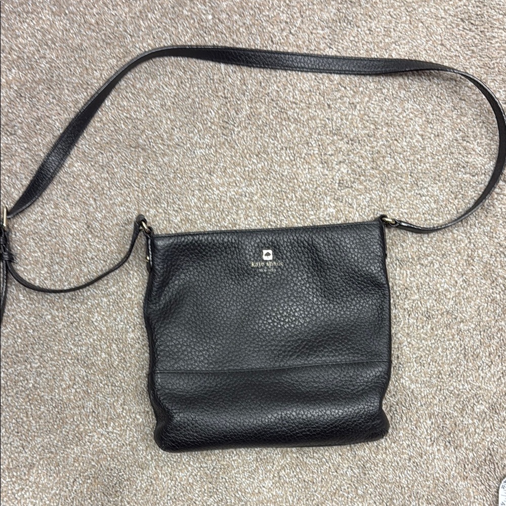 Kate Spade Black Leather Crossbody Bag